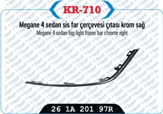 KAYA KR-710 Sis Far Cercevesi Citasi Krom Sag Sedan Model